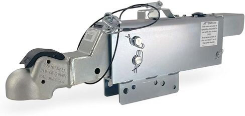 Demco Hydraulic Surge Actuator for Disc Brakes 12,500lb Capacity with Electric Lockout Solenoid 2 5/16" Ball in Kuwait