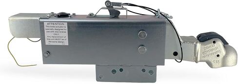 Demco Hydraulic Surge Actuator for Disc Brakes 12,500lb Capacity with Electric Lockout Solenoid 2 5/16" Ball in Kuwait