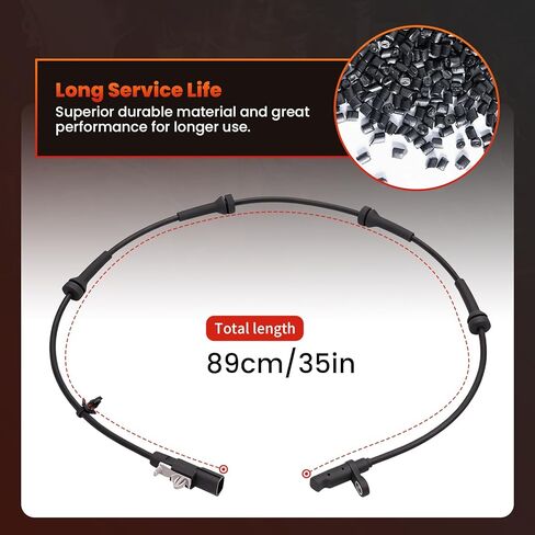 479004Bf0A 2Pcs Rear Left and Right Abs Wheel Speed Sensor Compatible with Rogue 2014-2020, Rogue Select 2014, 2ABS3008, 532898, 5S16077, ABS2528, ABSC20616, SS20934, ALS2528 in Kuwait