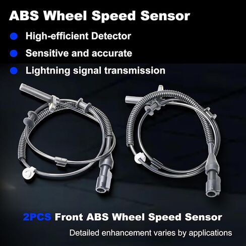 مستشعر سرعة العجلات الأمامية ABS من AITKEN متوافق مع Ford F150 2005-2008، لسيارة Lincoln Mark LT 2007 2008 RWD استبدال # 7L3Z-2C204-A 5L3Z2C204AA in Kuwait