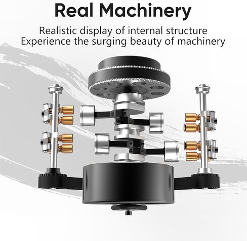 FS-B400 Metal Engine Model That Works, 14cc Flat-Four Horizontal Opposed Four-Cylinder Four-Stroke H4 Engine Model, DIY Assembly Engine Toys for Teens Adults (Finished Version) in Saudi Arabia