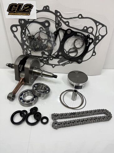 Engine Motor Rebuild Kit - Crankshaft Piston Bearings Gasket for 2019-2020 Kawasaki KX 450 in Kuwait