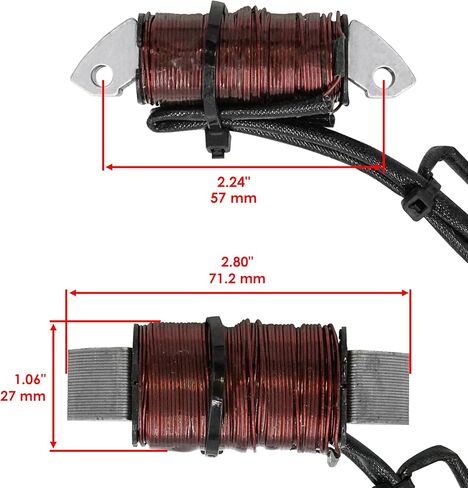Caltric Stator Pickup Coil Gasket Compatible with Honda Atc185S Atc200 1982-1983 / Atc200S 1984 1985 1986 in Kuwait