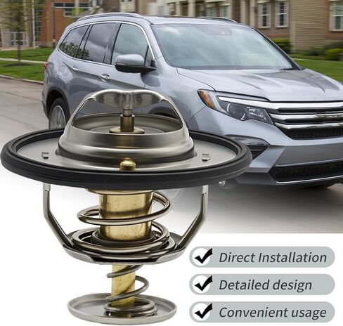 VIKKSAER استبدال مجموعة مبيت مبرد محرك السيارة لـ Hon-da Pilot Odyssey Accord 1998-2017 Honda Pilot 2003-2015 لاستبدال Acura TL RL TSX 1996-2014 لاستبدال 19301-P8E-A10 in Kuwait