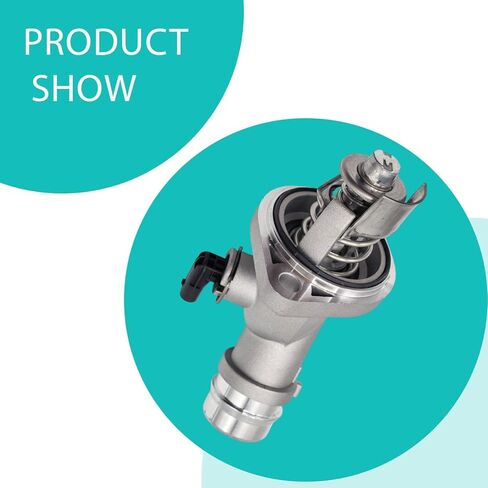 255002E085 Engine Coolant Thermostat Housing Assembly for Hyundai Elantra 2017-2020 for Hyundai Kona 2018-2021 for Hyundai Veloster 2019-2021 Car Engine Cooling 25500-2E085 1pcs in Saudi Arabia