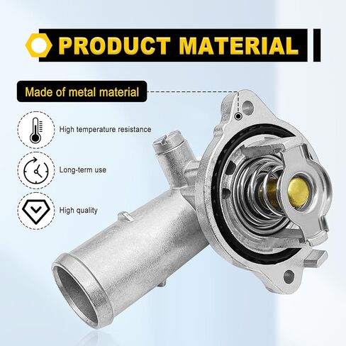 Aluminum Thermostat Housing Assembly Upgrade for 2011-2021 Jeep Dodge RAM Chrysler 3 6L 3 2L V6 Engines Fits Cherokee Grand Caravan Town Country Avenger Journey Routan ProMaster in Kuwait