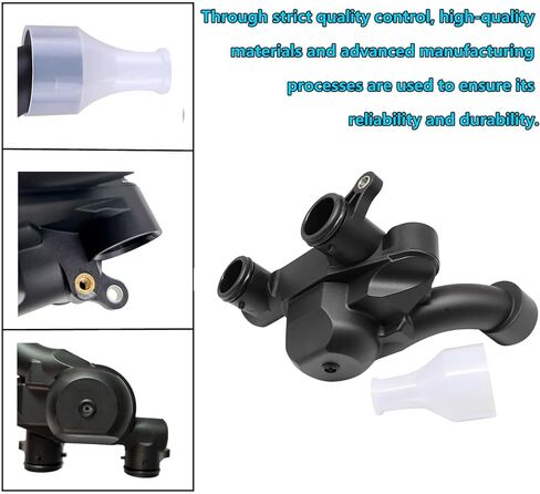 Front Coolant Water Control Valve LR100352,Compatible With 2016-2019 Land Rover L405/L49 5.0L S/C V8 Replace LR100352 AJ814004,Thermostat Housing Control Water Valve in Kuwait