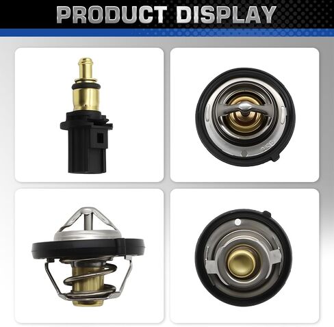 902-319 4884873AA Aluminium Engine Coolant Thermostat Housing Compatible with Compass Patriot 200 Sebring Journey Avenger Caliber 2.4L 2007-2020 68003582AB in Kuwait