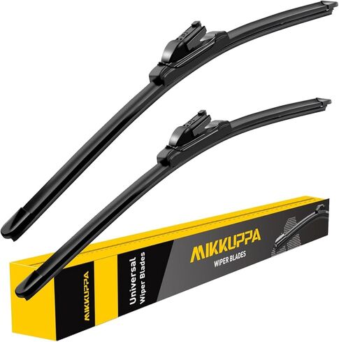 MIKKUPPA 24"+17" Windshield Wiper Blades - Replacement for 2010-2017 GMC Terrain, 2010-2017 Chevy Equinox, 2008-2012 Ford Kuga - Front Window Wipers, Top Lock 19mm (Pack of 2) in Kuwait