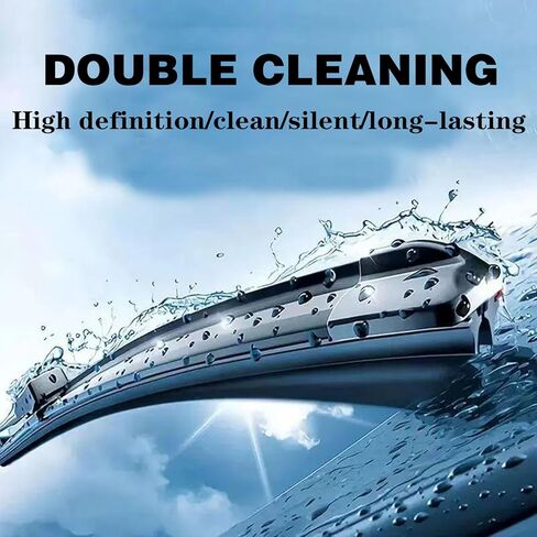 Dual Rubber Blade Windshield Wipers For VW Volkswagen Jetta 2011-2023 Passat 2012-2018 CC 2013 2014 2015 2016 2017 Automotive Replacement Wiper Blades 24"+19" Top Lock in Saudi Arabia