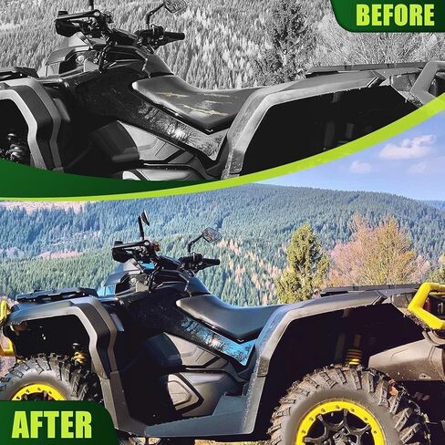 Kojem Black Seat Cover Protector Compatible with 2012-2018 Can-Am Outlander 400 450 500 650 800R 1000 ATV Seat Cover Replacement in Kuwait