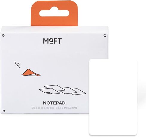 مفكرة MOFT للتدفق المفاجئ، غير مبطنة لالتقاط الشكل الحر، بحجم البطاقة بزوايا مستديرة، ناعمة للكتابة عليها، 16 حزمة in Kuwait