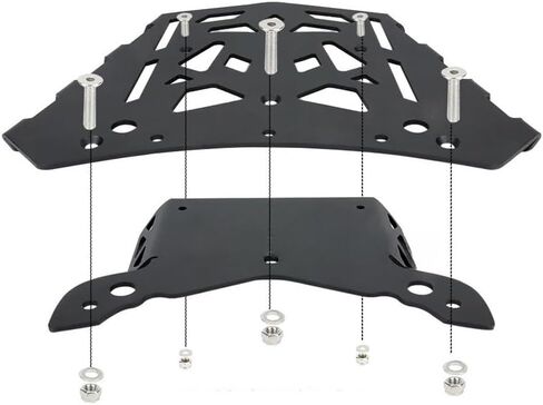 Luggage Bracket for Y&amaha Tracer9 Tracer900 Tracer 900 GT Tracer 9 GT 21-24 Rear Luggage Carrier Rack Motorcycle Cargo Rack Storage Support, Black in Saudi Arabia