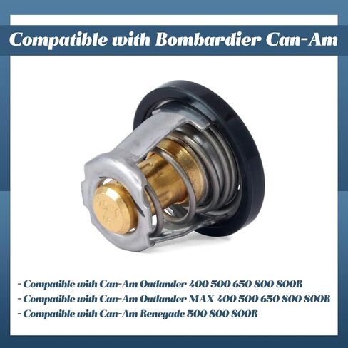 420222493 Thermostat W/O-Ring Replacement for Bombardier Can-Am Outlander 400 500 650 800 800R Base and MAX models for Renegade 500 800 800R Thermostats Parts Replaces 711222493 420222494 in Kuwait