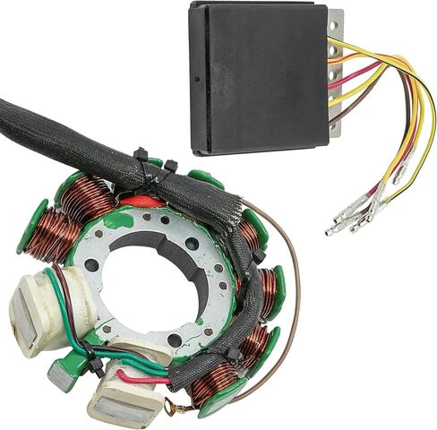 Caltric Stator and Regulator Rectifier Compatible With Polaris Sportsman 335 1999-2000 4-Stroke in Kuwait