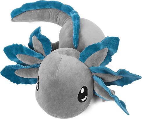 EASELR Weighted Axolotl Stuffed Animals for Adults & Kids, Cute Weighted Axolotl Plush Pillow Gift for Valentine Holidays Birthday (14" 1Lbs) in Saudi Arabia