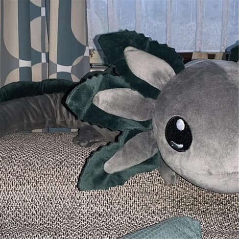 EASELR Weighted Axolotl Stuffed Animals for Adults & Kids, Cute Weighted Axolotl Plush Pillow Gift for Valentine Holidays Birthday (14" 1Lbs) in Saudi Arabia