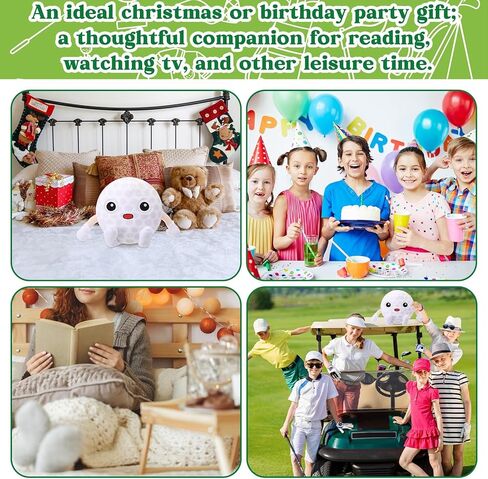 Soulchen Golf Pillow Plush Stuffed Animal Funny Plushies Toy Gift for Kids, 11 Inch Cute Soft Golf Throw Pillows with Arms Legs for Sports Fans Boys Girls Bed Room Decor Birthday Favors in Kuwait
