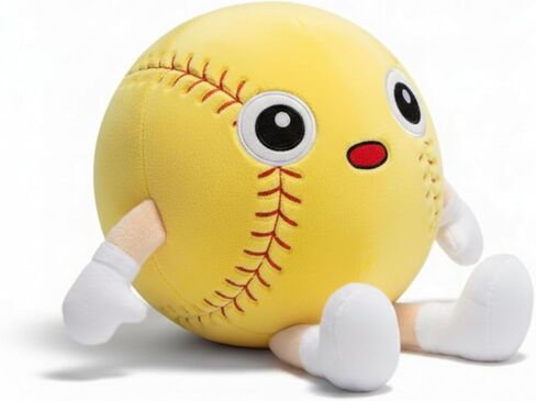 Soulchen Golf Pillow Plush Stuffed Animal Funny Plushies Toy Gift for Kids, 11 Inch Cute Soft Golf Throw Pillows with Arms Legs for Sports Fans Boys Girls Bed Room Decor Birthday Favors in Kuwait