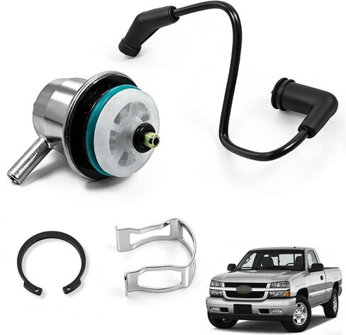 Fuel Injection Pressure Regulator with Vacuum Line Replaces 17113556/89060418 Compatible with GMC Yukon Savana Tahoe Sierra/Chevy Silverado Express Avalanche/Hummer H2 in Saudi Arabia