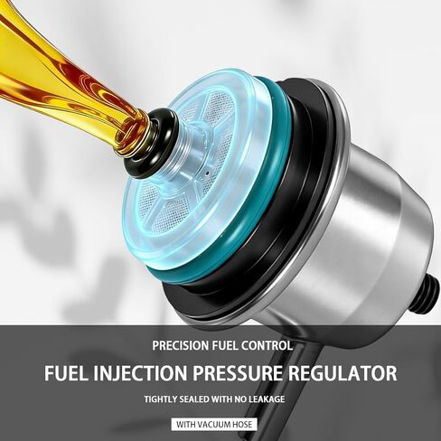 Fuel Injection Pressure Regulator with Vacuum Line Replaces 17113556/89060418 Compatible with GMC Yukon Savana Tahoe Sierra/Chevy Silverado Express Avalanche/Hummer H2 in Saudi Arabia