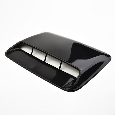 Glossy Black Car Air Flow Intake Hood Scoop Vent Bonnet Decorative Cover Set 3 Pieces ABS Plastic Enhances Style in Kuwait