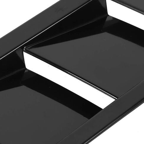 Cosiki 1 Pair Hood Louver Car Hood Vent, Universal Air Intake Panel Trim, Cooling Vent Cover with Double Sided Tape, for Car Engine Performance in Kuwait