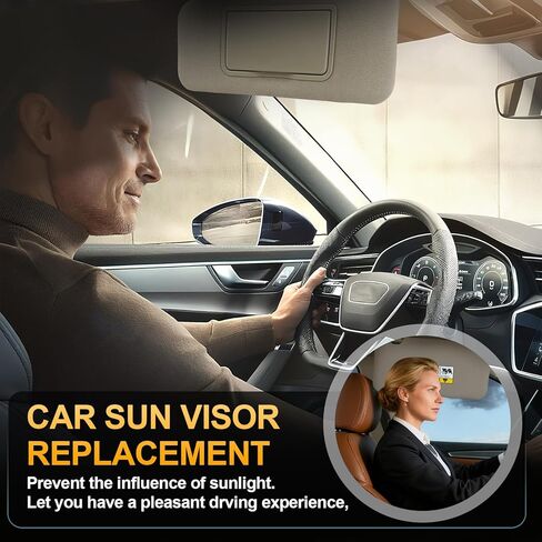 ItranMc Sun Visor Driver&Passenger Side for 2016-2022 Honda HR-V EX-L EX LX Sport, Gray, Left&Right Side Car Visor with Light Mirror,Replacement#83230-T7W-A12ZA 83280-T7W-A11ZA in Saudi Arabia
