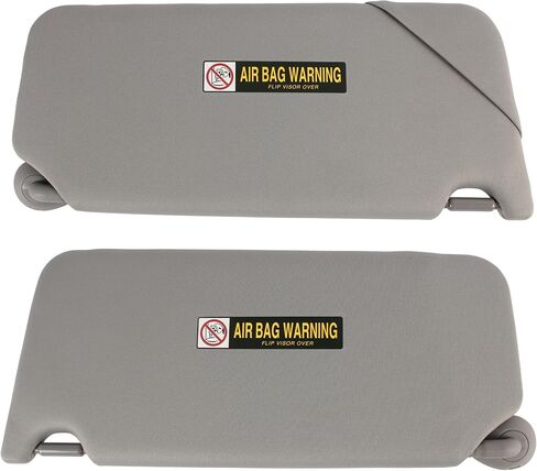 Left Driver & Right Passenger Side Sun Visor with Light Compatible for Honda Accord 2008-2017 (Gray NH686L, Replaces #83280-TA5-A51ZA, 83230-TA0-A91ZA) in Kuwait