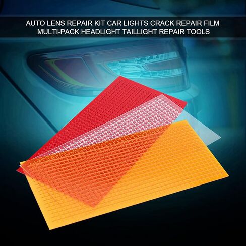 Headlight Restoration Kit, Tail Light Tape Crack Repair Film, Red Tape for Car Tail Light Repair Tools in Kuwait