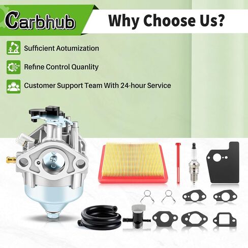 Carbhub المكربن ​​16100-Z9L-811 متوافق مع هوندا GCV170 HRN216 جزازة العشب متوافقة مع هوندا GCV200 GCV170LA G5B GCV170LA G5BR GCV170LA S3B المحرك 16100-Z9L-811 مع فلتر الهواء 17211-Z8B-901 in Kuwait