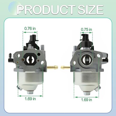 PFTT142 Carburetor Kit Fit For Powermate PFTT142 PFTT142.1 11 in 150CC Front Tine Tiller Engine Carb Replace Parts A203434 in Saudi Arabia