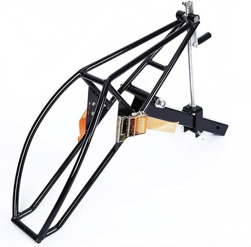 KUAFU Motorcycle Hitch Carrier Dirt Bike Hitch Mount 2 Inch Towing Reciver Class 2 Class 3 Motorcycle Hauler Tow Dolly Holder in Kuwait