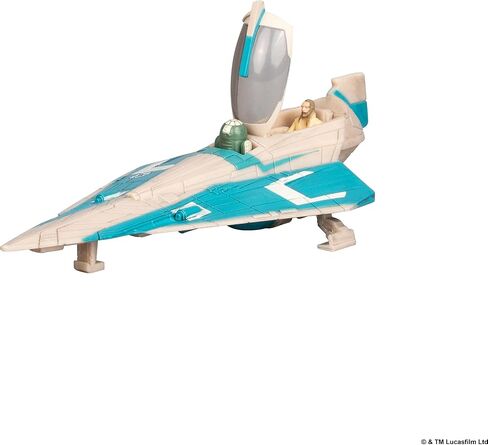مجموعة Star Wars™ Micro Galaxy Squadron Qui-Gon Jinn's Jedi Starfighter Mystery Bundle - مركبات مقاس 3 بوصة و2.5 بوصة مع ملحقات (حصريًا لأمازون) in Kuwait