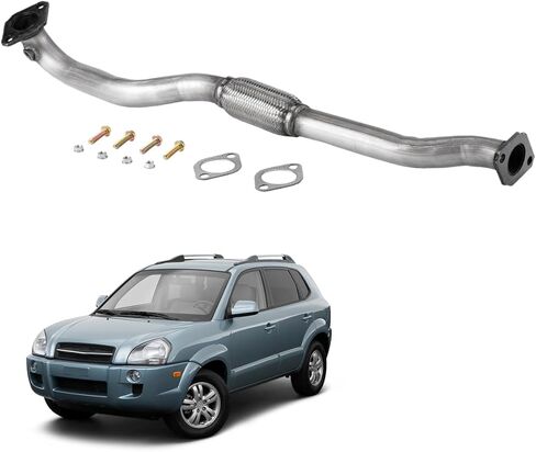 Stainless Steel Direct Fit Exhaust Replacement Y Pipe Flex Pipe fit for 2009-2017 Buick Enclave;2009-2017 Chevrolet Traverse;2009-2010 Saturn Outlook;2009-2016 GMC Acadia;2017 GMC Acadia Limited BE01F in Saudi Arabia