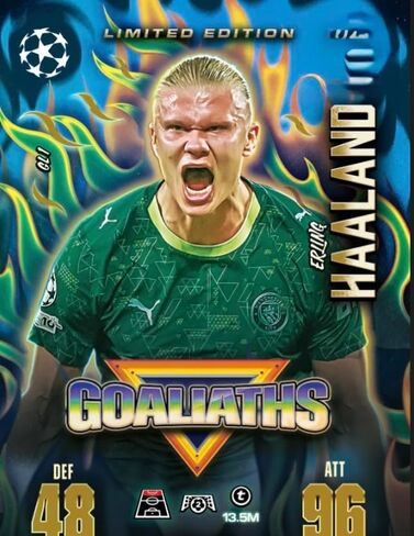 علبة Match Attax Extra 2026 Random Mega Tin 25/26 تحتوي على 45 بطاقة Match Attax لكرة القدم + 3 بطاقات LE حصرية + مُجمَّعة مع أكمام حماية للبطاقات المميزة in Kuwait