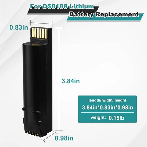 لاستبدال بطارية الماسح الضوئي Zebra DS8178: للرمز DS8178 DS8100 DS8170 DS6878-SR 82-176890-01 بطارية ماسح الباركود المحمولة ليثيوم أيون 3400 مللي أمبير في الساعة in Kuwait
