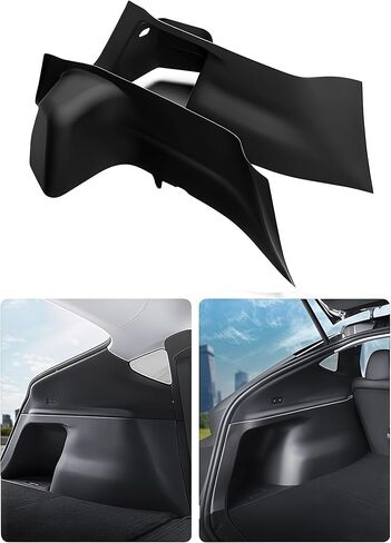 أغطية حماية كاملة لجانب صندوق السيارة الخلفي لسيارة Tesla Model Y Juniper 2025 2026 - واقيات لف صندوق السيارة الأيسر والأيمن مع شريط فيلكرو، وسجادات حماية جانبية للشحن، وملحقات TPE Model Y Juniper in Kuwait
