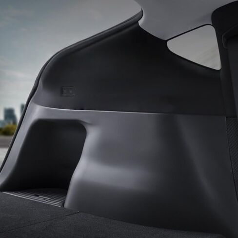 أغطية حماية كاملة لجانب صندوق السيارة الخلفي لسيارة Tesla Model Y Juniper 2025 2026 - واقيات لف صندوق السيارة الأيسر والأيمن مع شريط فيلكرو، وسجادات حماية جانبية للشحن، وملحقات TPE Model Y Juniper in Kuwait