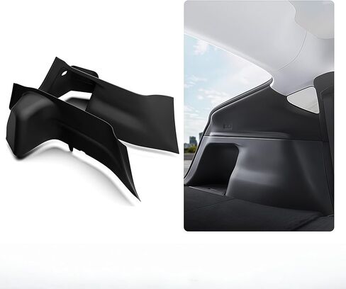 أغطية حماية كاملة لجانب صندوق السيارة الخلفي لسيارة Tesla Model Y Juniper 2025 2026 - واقيات لف صندوق السيارة الأيسر والأيمن مع شريط فيلكرو، وسجادات حماية جانبية للشحن، وملحقات TPE Model Y Juniper in Kuwait
