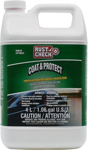 Coat & Protect – Heavy Duty Undercoating for Trucks, Undercarriages, and Trailers – Rust Prevention and Corrosion Protection Coating for Automotive and Bare Metal Surfaces – 4 Liters in Saudi Arabia
