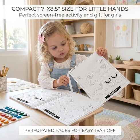 ZICOTO Fun How to Draw Books for Kids مجموعة من 2 - هدايا كتاب الرسم والتلوين اللطيفة خطوة بخطوة للفتيات الذين تتراوح أعمارهم بين 4-6، 6-8 و8-12 - تعلم رسم تصاميم جميلة بخطوات سهلة للفنانين الصغار in Kuwait
