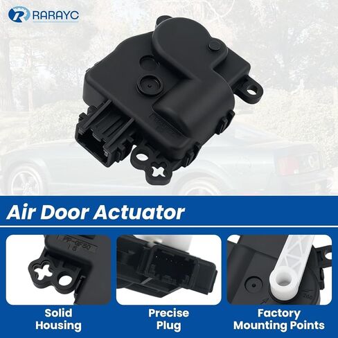 قطعتان من مشغل باب مزيج سخان HVAC، متوافق مع Ford Mustang 2005-2009، محرك إزالة الصقيع أو الوضع الرئيسي الأيسر أو الأيمن، استبدال # 6R3Z19E616A، 4R3Z19E616BA، 604-233 in Kuwait