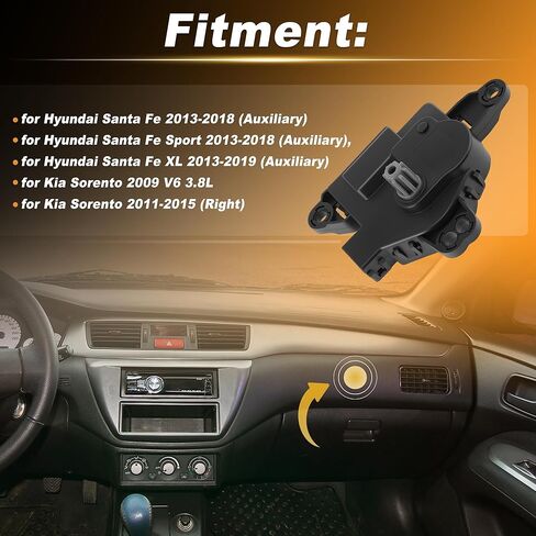 HVAC Heater Blend Door Actuator for Hyundai Santa Fe Sport XL 2013-2018 for Kia Sorento 2011-2015 Replace 73394/30A1082/971611UAA0 in Kuwait