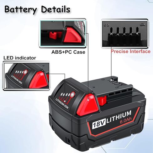 بطارية بديلة 6.0 أمبير 40 فولت لبطارية Kobalt 40 فولت بحد أقصى KB440-6 KB240-06 متوافقة مع أداة الطاقة اللاسلكية 【ولكن لجزازات العشب تناسب النماذج المدرجة فقط】 in Saudi Arabia