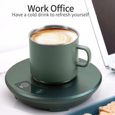 USB Coffee Mug Warmer with 55°C Constant Temperature Desktop Mug with Cool Heat Button for Desk Office in Saudi Arabia