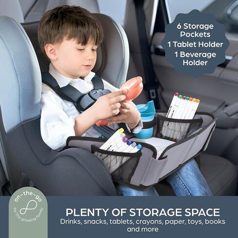 Dreambaby® EZY-Tote Kids Activity Tray for Car Travel – Lap Desk, Tablet Holder & Snack Tray in Kuwait