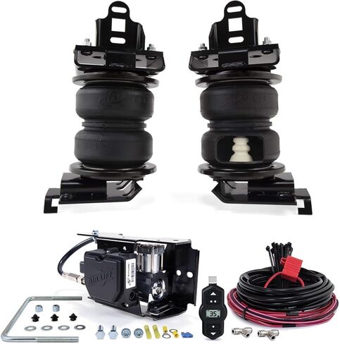 TrendsAuto Air Lift LoadLifter 5000 Ultimate Air Spring Kit & WirelessOne نظام ضاغط الهواء من الجيل الثاني مع EZ Mount يناسب 2019 2026 Ram 1500 4WD | التحكم في مسار واحد | يشتمل على ملصق TrendsAuto in Kuwait