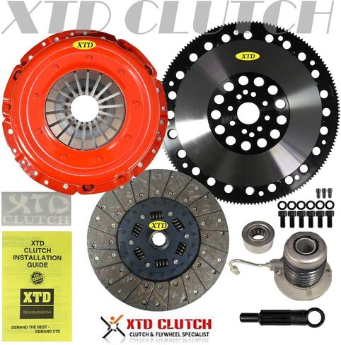 AMC Stage 2 Clutch Kit & Slave Cylinder & 16Lbs Flywheel Compatible With 2011 2012 2013 2014 2015 2016 2017 Ford Mustang 3.7L V6 DOHC in Kuwait