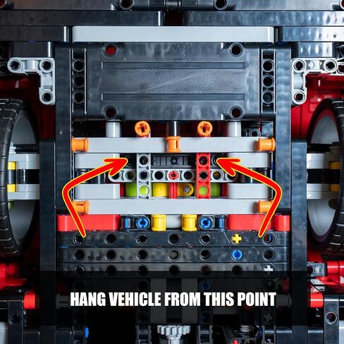 Vertical Wall Mount for Lego Technic Ferrari Daytona SP3-42143 (Car NOT Included) in Saudi Arabia